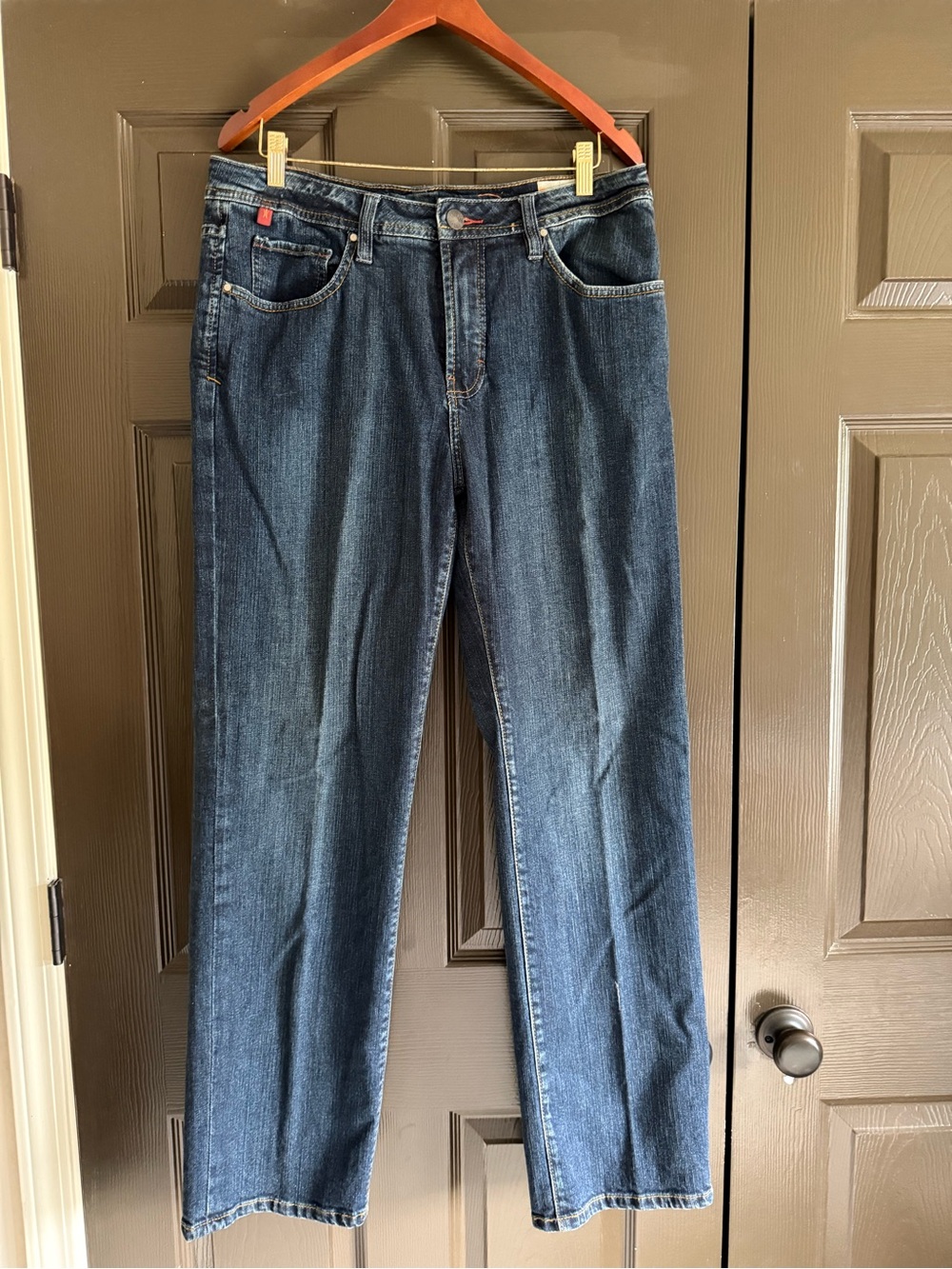 Well Worn Men's Straight Jeans in Blue 35x32